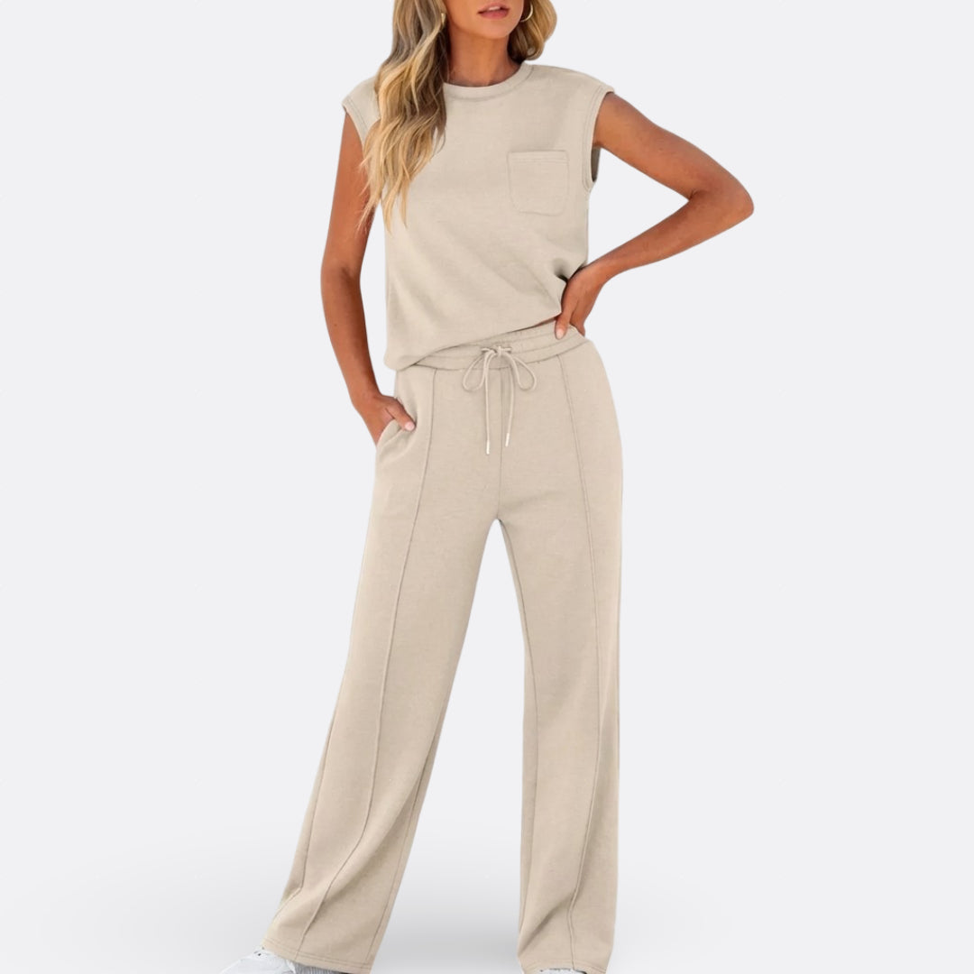 Wendy - Casual Set in Zachte Lounge Stof