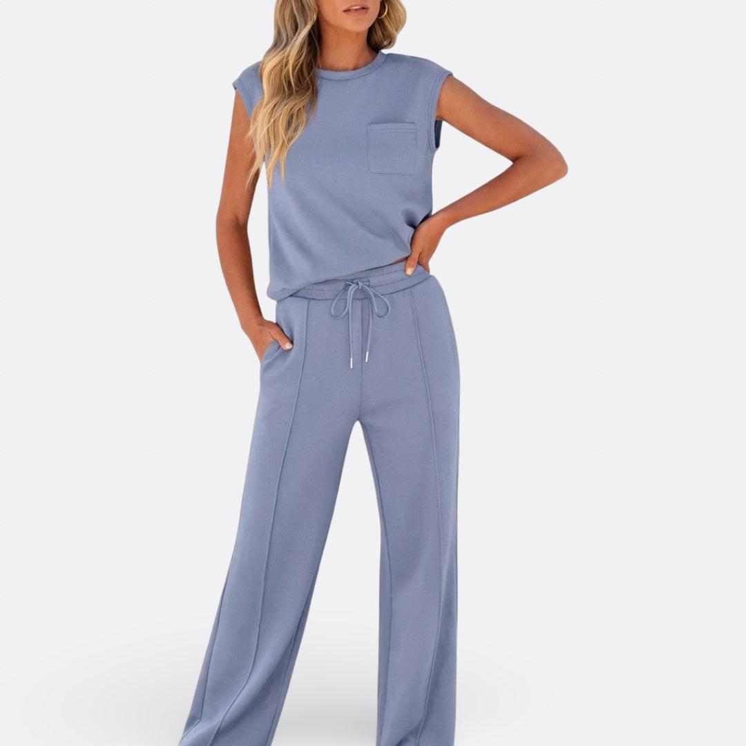 Wendy - Casual Set in Zachte Lounge Stof