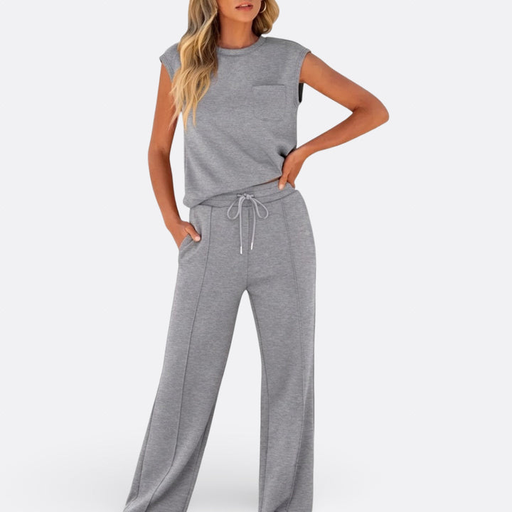 Wendy - Casual Set in Zachte Lounge Stof