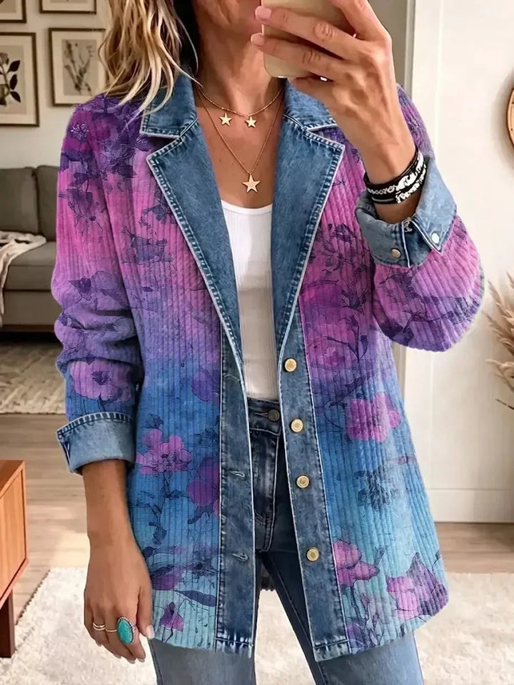 Brooklyn | Retro Bloemenkunst Jacket