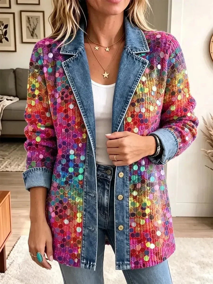 Kennedy | Sequins-patroon Statement Jacket