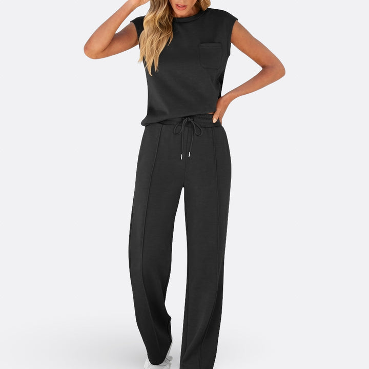 Rachel - Casual Set in Zachte Lounge Stof