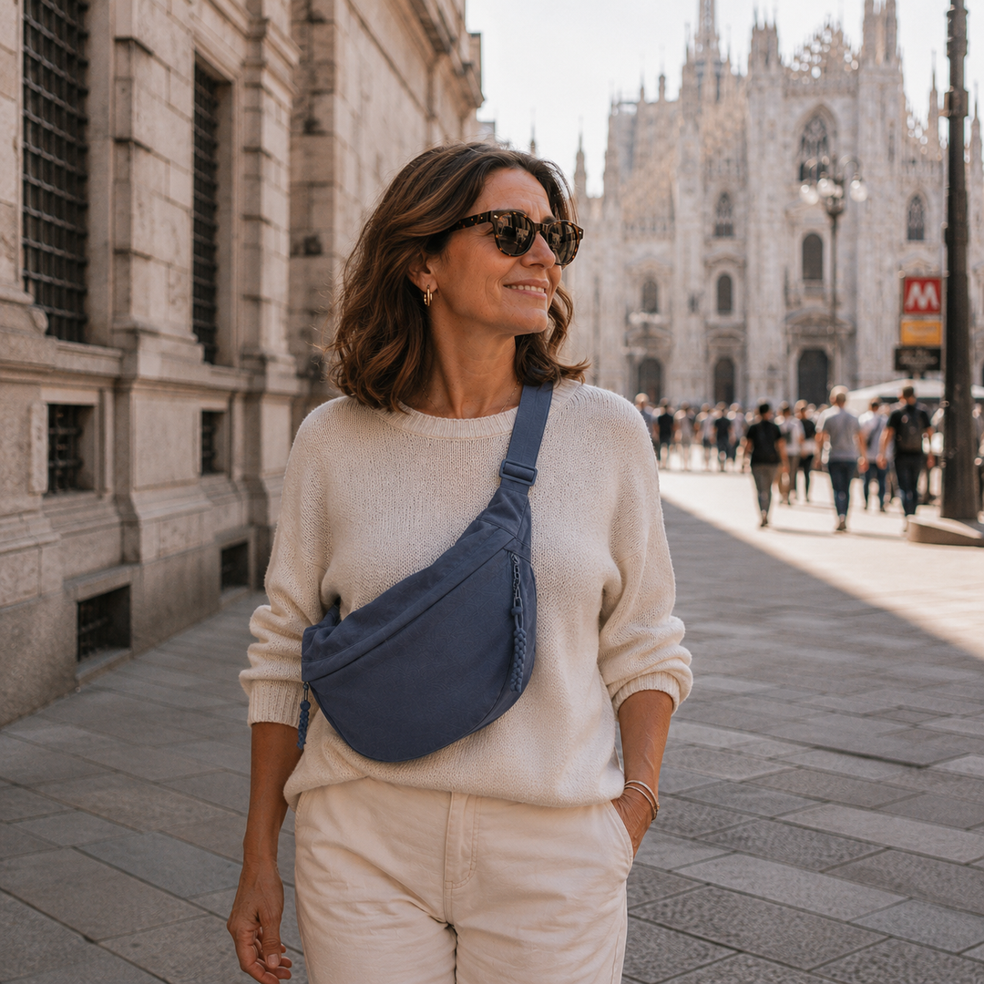 Chloe | Blauwe Schoudertas