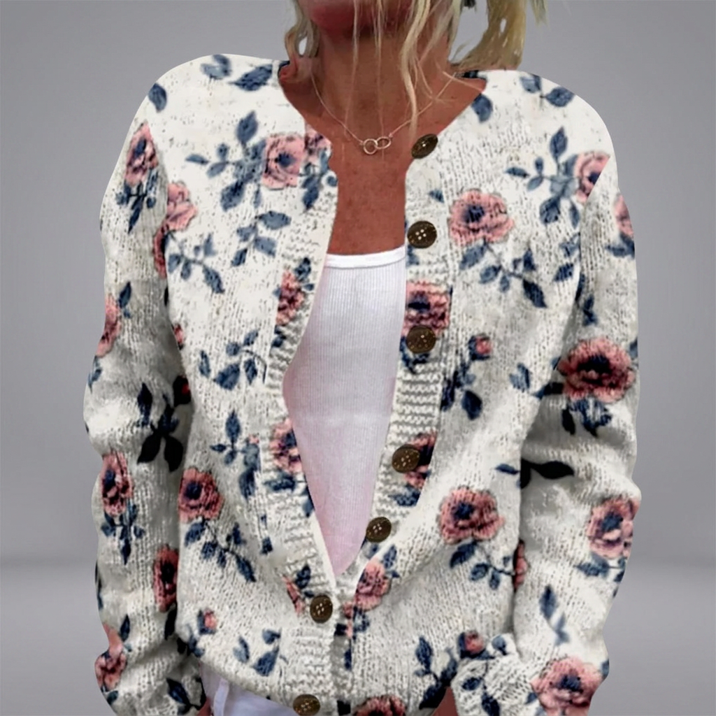 Lucinda - Esdoornprint Cardigan