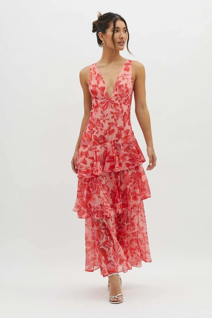 Maria - Elegante Lange Jurk