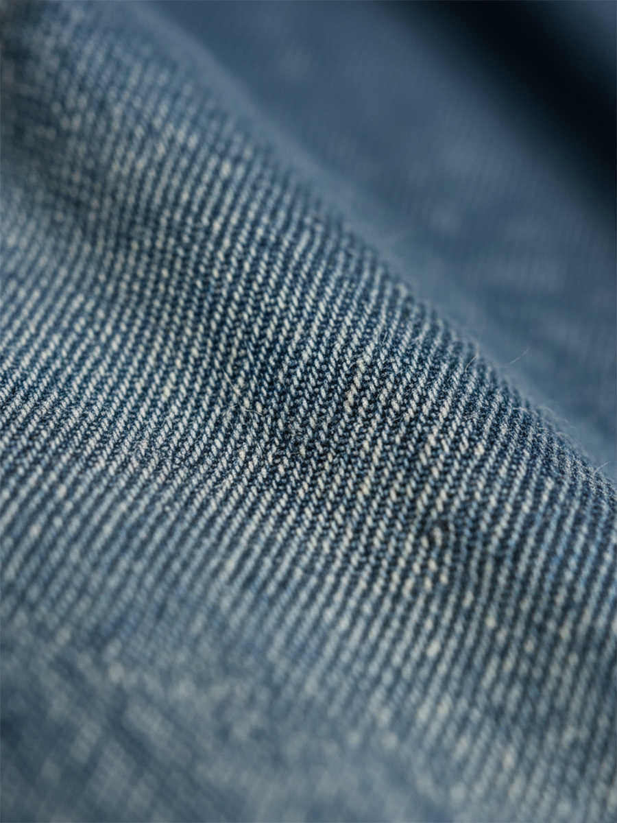 Amara - Vintage Denim Maxi Jurk
