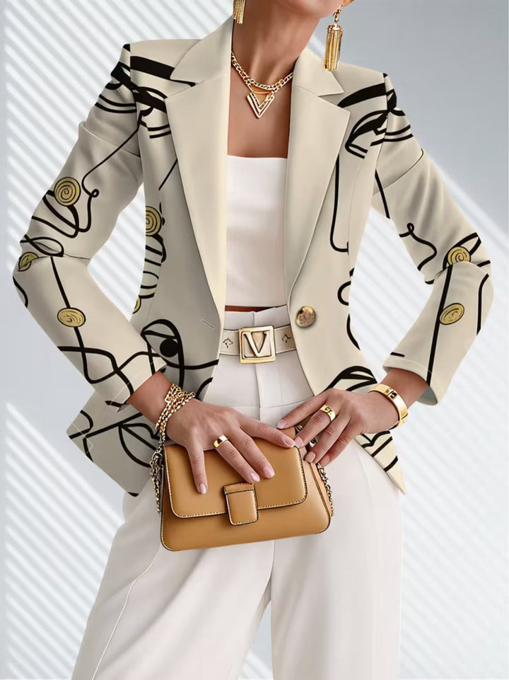 Audrey | Dames Line Art Blazer