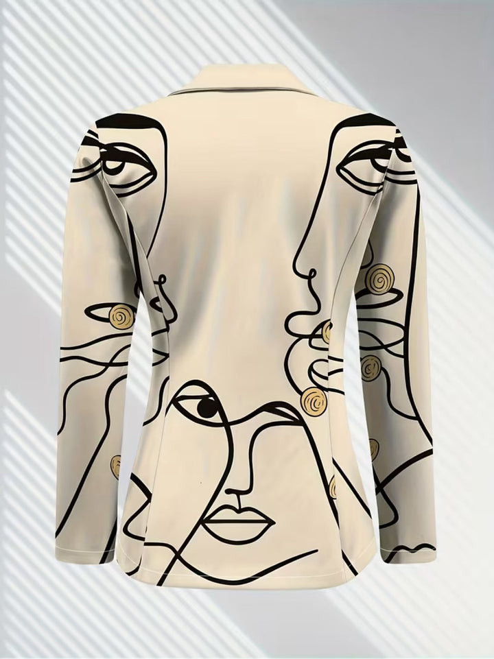 Audrey | Dames Line Art Blazer