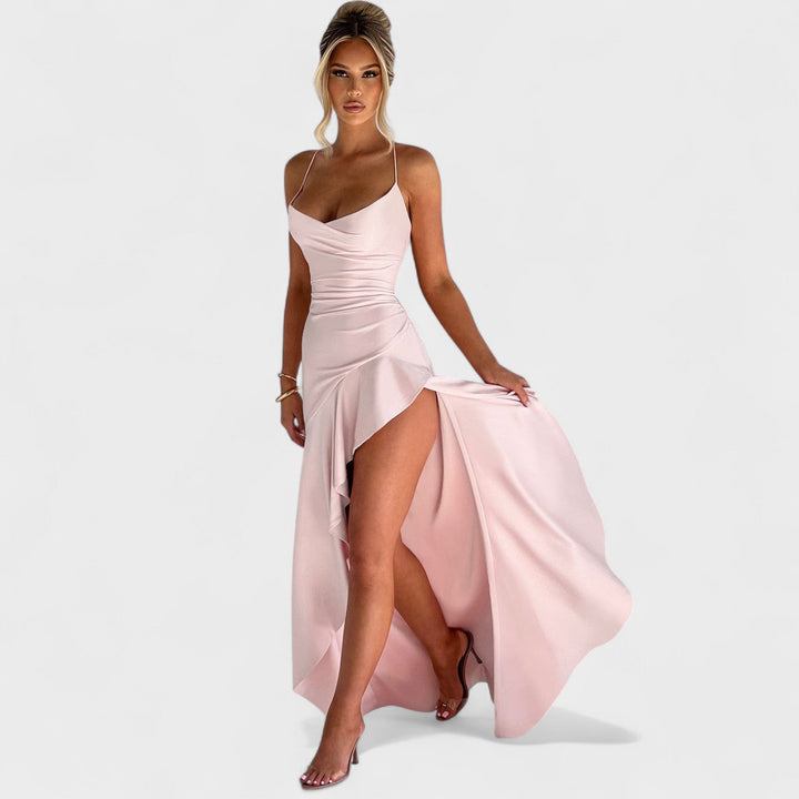 Kylie - Roze Maxi Jurk