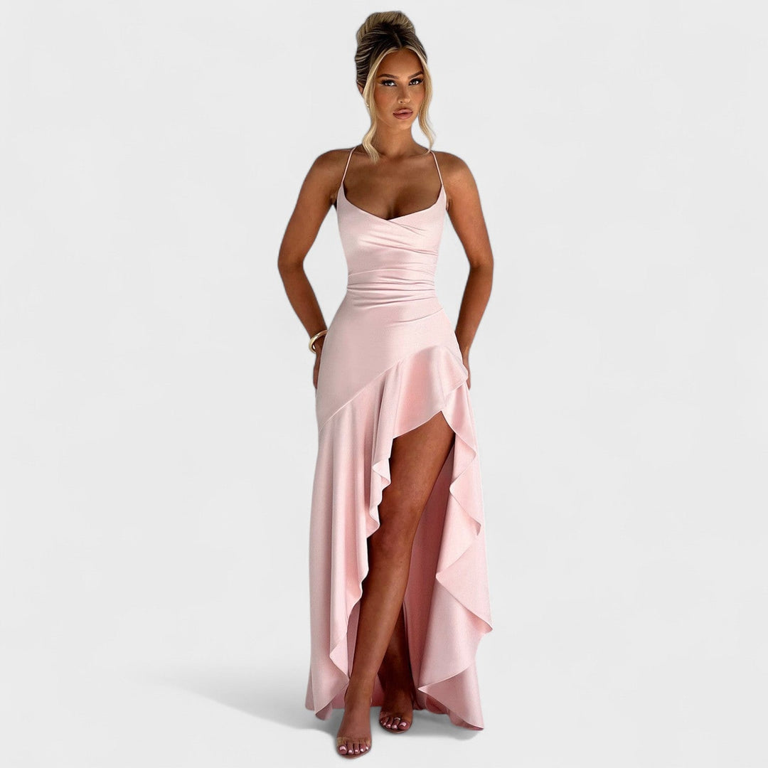 Kylie - Roze Maxi Jurk