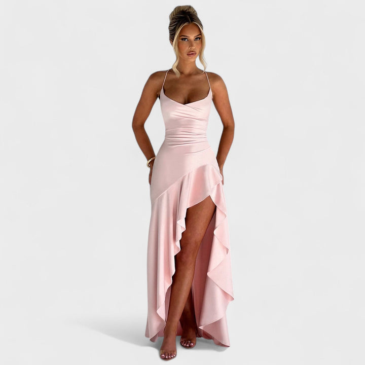 Kylie - Roze Maxi Jurk